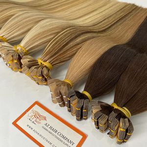 Grade 12A Extensions de cheveux russes de luxe à double bande dessinée 100% cheveux naturels vierges vietnamiens bruts de super qualité chauds - Product Image 5