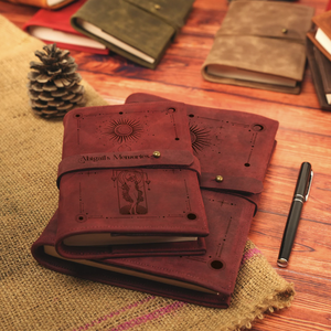 Diario de Cuero Personalizado con Signo Zodiacal, Diario Grabado, Cuaderno Personalizado, Regalo de Astrología, Grimoire Zodiacal, Diario de Sueños, Regalo para Ella - Product Image 3