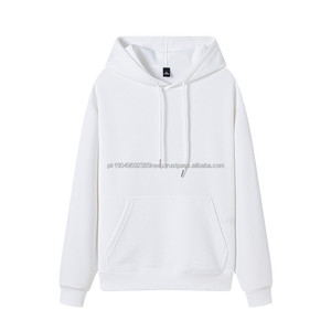 Sweat à capuche pour homme de qualité supérieure 400GSM, style streetwear, en molleton délavé, déchiré, à épaules tombantes, court - Product Image 1