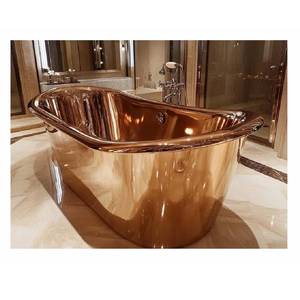 Bañera de baño hecha a mano de alta calidad, bañera de cobre sólido, bañera de cobre hecha a medida para baño de lujo a precio al por mayor - Product Image 4