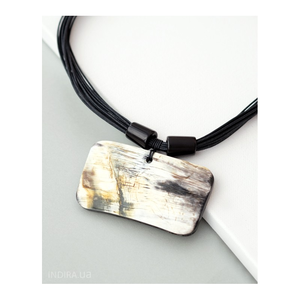 Vente chaude collier en corne de buffle fait à la main corne naturelle bijoux de mode de haute qualité colliers en corne de buffle - Product Image 3