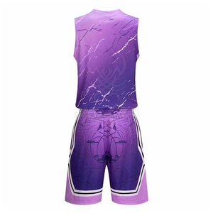 ชุดบาสเก็ตบอลดีไซน์เฉพาะตัว ชุดบาสเก็ตบอลแห้งเร็ว ชุดกีฬา ชุดบาสเก็ตบอล - Product Image 3
