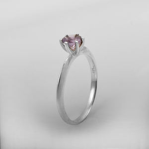 Elegant Real Purple <b>Amethyst</b> Gemstone <b>Ring</b> Handmade 925 Sterling Silver Jewelry Eternity Vermeil <b>Rings</b> Gift for Her - Product Image 2
