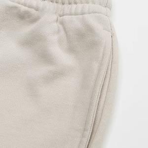 Short de survêtement unisexe de haute qualité bord brut polaire éponge française coton lourd décontracté Gym hommes course Fitness Vintage lavage à l'acide Shorts - Product Image 3