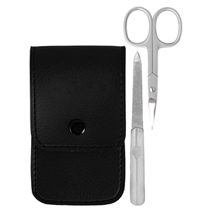 Ciseaux de beauté courbés en acier inoxydable, ciseaux russes pour cuticules, marque privée, extra fins et extra tranchants, avec emballage - Product Image 1
