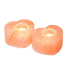 Portavelas de luz de té con forma personalizada más vendido, decoración de servicio OEM de sal rosa del Himalaya natural tallada - Product Image 6