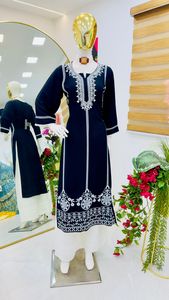 Rayon Embroidered <b>Kurta</b> and Flared Sharara Set with Contemporary Ethnic Styling for Women's Festive Wardrobe - Product Image 3