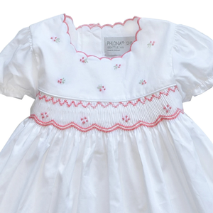 Vestido de lino suave hecho a mano para niñas pequeñas, estilo informal para el primer cumpleaños de niños pequeños, OEM hecho en Vietnam - Product Image 2