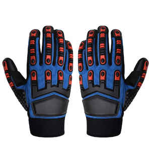 Gants de travail de mécanicien doux au toucher avec logo privé Gants mécaniques de sécurité en cuir de qualité supérieure - Product Image 6