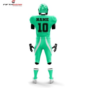 Uniforme personalizado de fútbol americano de alta calidad, superventas, talla XL, transpirable, técnica de sublimación corta, camisetas con patrón de números - Product Image 6