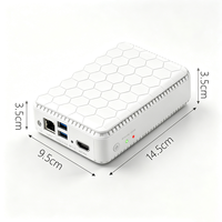 Server Penyimpanan Mini NAS Cloud Pribadi Penyimpanan Terhubung Jaringan Server Media Rumah Cadangan Data SATA 3.0 Akses Jarak Jauh hingga 30TB