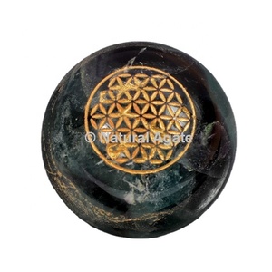 Mayorista de Esferas de Cristal con Grabado del Árbol de la Vida, Bolas de Fluorita, Gemas Energéticas Curativas Naturales - Product Image 2