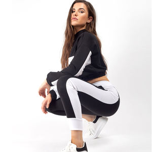 Ensemble de jogging de sport à capuche 100% coton pour homme avec veste de piste d'équipe et pantalon de survêtement - Product Image 2