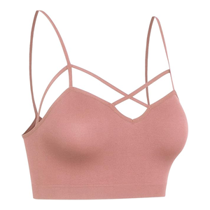 Beau soutien-gorge de yoga de remise en forme pour les hauts de gymnastique Sports de plein air soutien-gorge à séchage rapide, vêtements de sport pour femme - Product Image 4