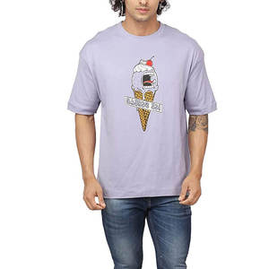 Premium de haute qualité personnalisé Logo impression hommes surdimensionné manches courtes t-shirt polyester coton hommes t-shirt - Product Image 6