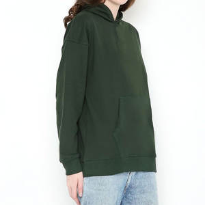 Sudadera con Capucha de Felpa 100% Algodón para Mujer EXECTUS SPORTS, Logotipo OEM Personalizado, Sudadera Holgada, Ropa de Invierno Informal - Product Image 1