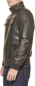 Offre Spéciale Taille et Couleur Personnalisées Veste en Cuir pour Hommes Veste en Cuir pour Homme de Haute Qualité - Product Image 3