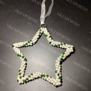 เครื่องประดับห้อยลูกปัดคริสต์มาสรูปดาวสำหรับตกแต่งคริสต์มาสงานตามสั่ง - Product Image 3