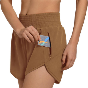 Shorts pour femmes, décontractés, taille haute, shorts de course, vêtements de sport avec logos et designs personnalisés, impression numérique - Product Image 4