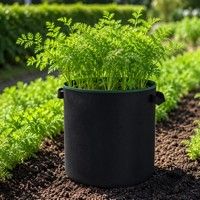 Sac de culture en feutre avec poignées, en tissu non tissé, pour légumes-racines et jardinières, vente en gros directe usine, extérieur - Offre Spéciale