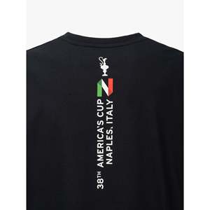 T-shirt Oversize America's Cup 38 Blu Navy in Jersey 100% Cotone con Stampa e Motivo a Compressione - Product Image 2