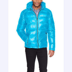 Chaqueta acolchada de último diseño de Venta caliente para hombres y chaquetas acolchadas de poliéster 100% impermeables con logotipo personalizado - Product Image 6