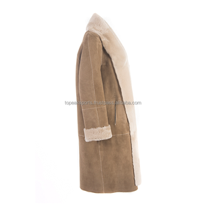 Abrigo Largo de Piel de Oveja Marrón Beaver OEM 2026, Superventas, de Alta Calidad para Mujer, Talla Grande, Moda de Invierno, con Calefacción - Product Image 6