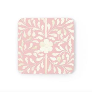 Dessous de verre personnalisé avec incrustation d'os Vente en gros Tampons de café Design antique Dessous de verre avec incrustation d'os du fabricant indien - Product Image 5