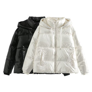 OEM <b>Womens</b> <b>Puffer</b> <b>Jacket</b> Custom Logo <b>Lightweight</b> Warm Winter Casual Fashion Outerwear - Product Image 1