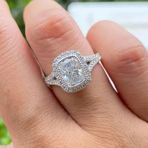 Anillo de Diamantes de Plata de Ley 925 Más Vendido, Diseño Clásico, Joyería Fina para Compromiso y Aniversario a Precio de Fábrica - Product Image 5