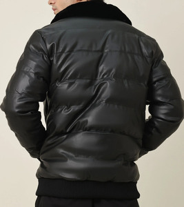 Vestes d'hiver unisexes personnalisées en gros, qualité supérieure, vêtements de rue d'extérieur, doudoune, chaude, imperméable, col à capuche en fourrure - Product Image 2