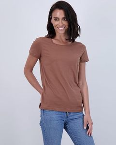 T-shirt personnalisé pour femme, 100 % coton, écologique, coupe ajustée, respirant et anti-boulochage - Product Image 5