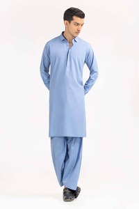 Top qualité uni teint été et vêtements d'hiver hommes Shalwar Kameez haute qualité dernière conception hommes Shalwar Kameez avec poches - Product Image 2