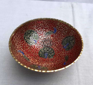 Bols à fruits décoratifs en laiton Stockage de table en laiton de luxe royal écologique Bols décoratifs de designer. - Product Image 1