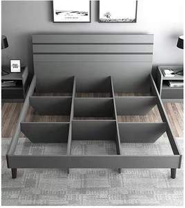 Lit une place Lit Queen avec rangement latéral 148*203*60cm Prix de gros d'usine - Product Image 2