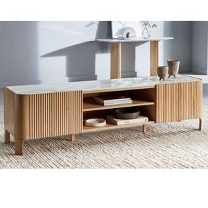 Nouveau design Armoire extérieure de haute qualité et durable en bois de teck massif avec finition naturelle Vitrine de luxe - Product Image 6