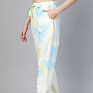 <b>Women's</b> Solid Color Drawstring Baggy Sweat Trousers <b>Joggers</b> <b>Straight</b> <b>Leg</b> Trousers Pants Sweatpants for Sale Tie Dye Trousers - Product Image 2