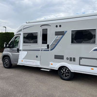 Camping-car de luxe 4x4 tout-terrain, mini-caravane, remorque RV pour 4-6 personnes, en fibre de verre, avec douche, toilettes, une chambre, Euro 5