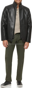 100% Original Boomletcorp Veste en cuir surdimensionnée pour homme Coupe-vent et séchage rapide avec toile pour homme - Product Image 5