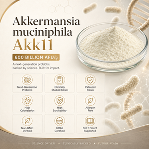 Akkermansia Muciniphila Akk11 600B AFU/g de nouvelle génération, matière première probiotique cliniquement étudiée pour la modulation du GLP-1 - Product Image 1