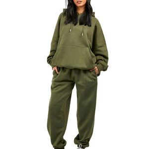 Logo de conception personnalisée pour femmes, vêtements respirants solides et décontractés, survêtements de sport d'hiver professionnels, vente en gros bon marché OEM - Product Image 1