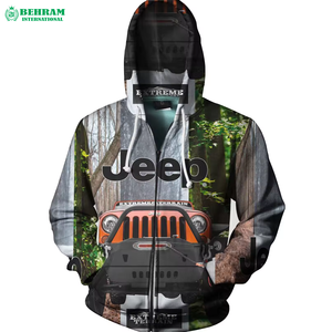 Nouvelle collection printemps, sweat à capuche unisexe à impression numérique 3D, 100% polyester, doublure respirante à séchage rapide, vêtements décontractés tendance - Product Image 5