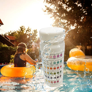 Nueva llegada de stock Tiras de prueba de <span class=keywords><strong>piscina</strong></span> y spa de color naranja Tiras de prueba de agua Solo - Product Image 2
