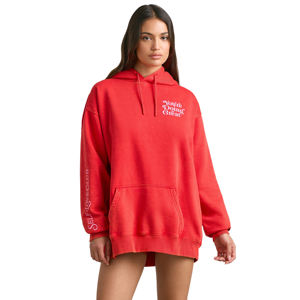 Sudadera con Capucha Extra Grande de Felpa Gruesa 100% Algodón Personalizada para Mujer, con Logotipo Frontal, Diseño Impreso en 3D Ecológico y Cómodo - Product Image 1
