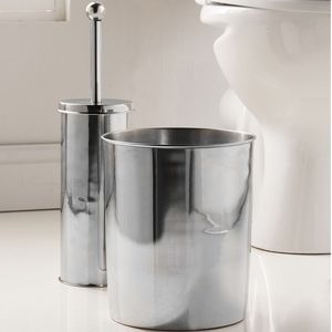 Porte-brosse de toilette en métal élégant pour la décoration de salle de bain moderne, offrant une finition résistante à la rouille et une solution de rangement hygiénique - Product Image 3