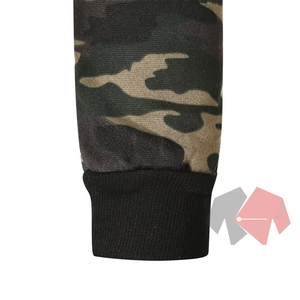 เสื้อฮู้ดสวมหัวแบบกำหนดเองฤดูหนาวของผู้ชายผ้าโพลีเอสเตอร์/ ผ้าฝ้ายใส่สบายโลโก้ด้านหน้าแบบปกติสีทึบมีกระเป๋า ODM - Product Image 6