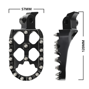 JFG Fabrika Çıkışlı Tuttio Soleil 01 CNC Alüminyum Ayak Dayama Pedalları Kaymaz Scooter Modifikasyon Yedek Parçaları - Product Image 6