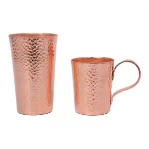 Taza de cobre de lujo moderna diseñada para elevar su experiencia de bebida con elegancia y artesanía artística - Product Image 5
