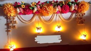 Banderwal suspendu de porte design paon indien-Tenture murale décorative pour la maison en gros-Belle suspension de porte Vintage Diwali - Product Image 6