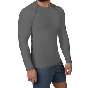 High Quality Breathable <b>Long</b> <b>Sleeve</b> Compression <b>Gym</b> Shirt for <b>Men</b> Hot Trending Rash Guard with Custom Logo Plain Fabric Design - Product Image 4